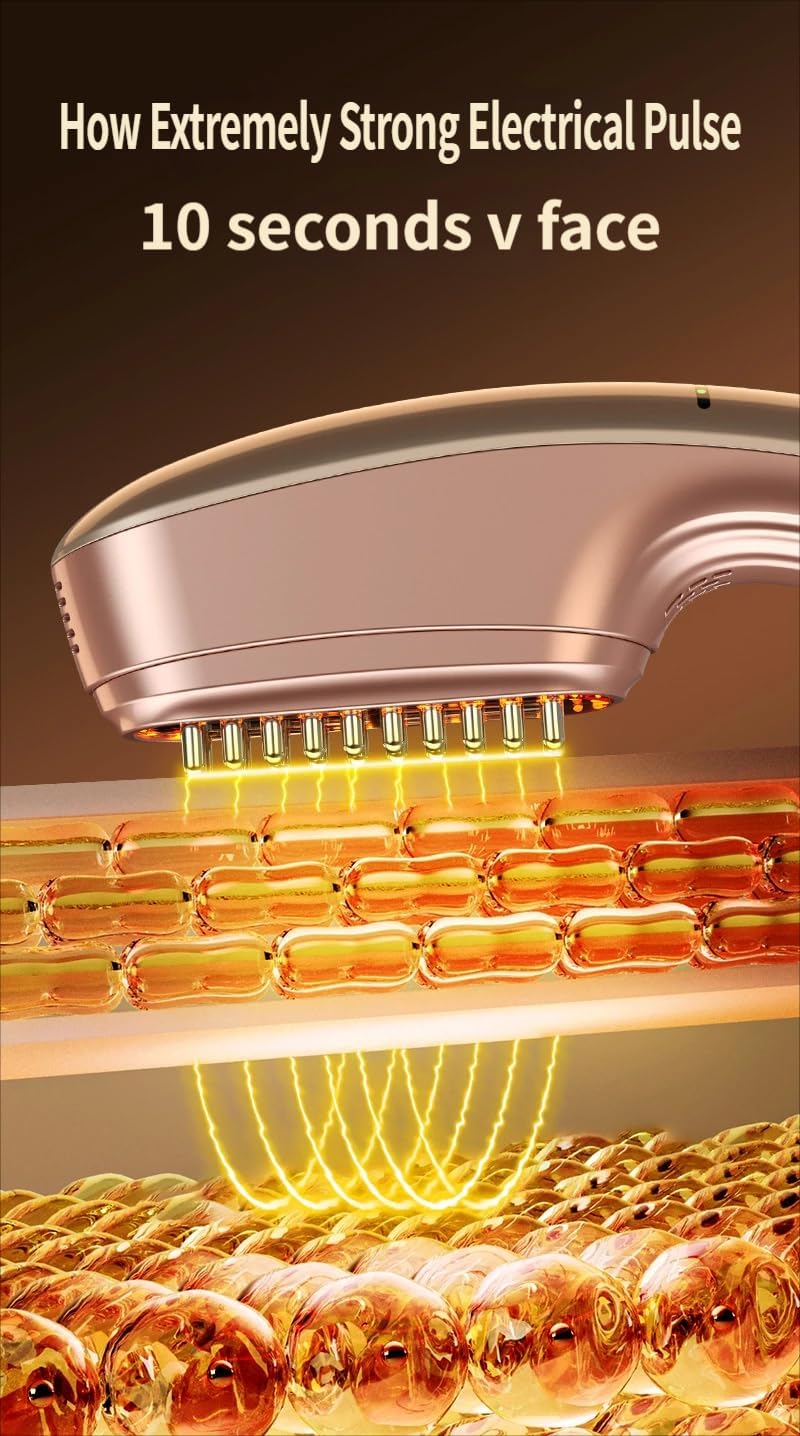 V-Face Lifting Beauty Device, Collagen Thermal Light Therapy Wand for Deep Wrinkle Reduction & Skin Tightening at Home