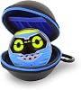 CASEMATIX Black Toy Case Compatible with Really Rad Robots Yakbot - Includes Case Only with Blue Interior