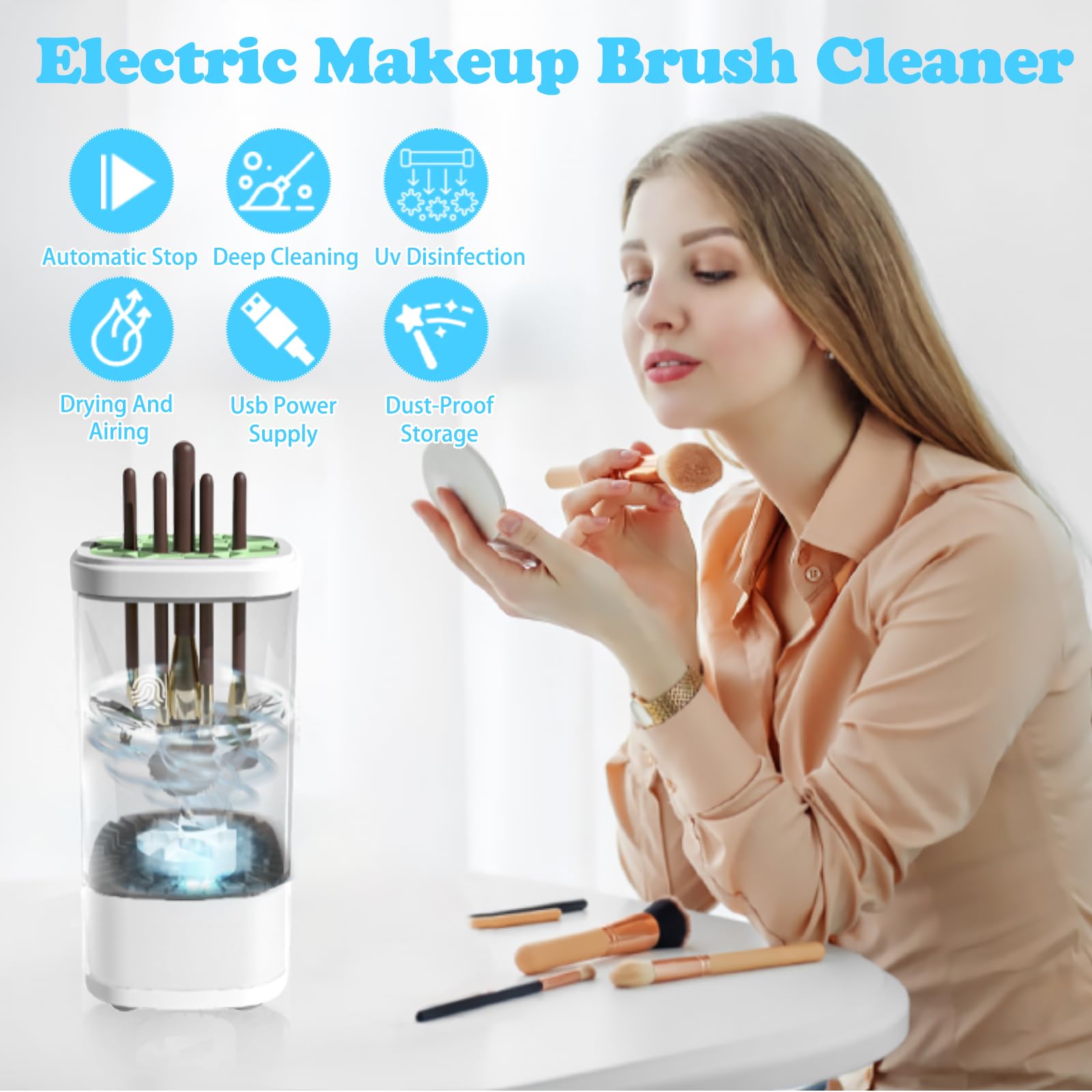 Electric Makeup Brush Cleaner Machine - Image 3