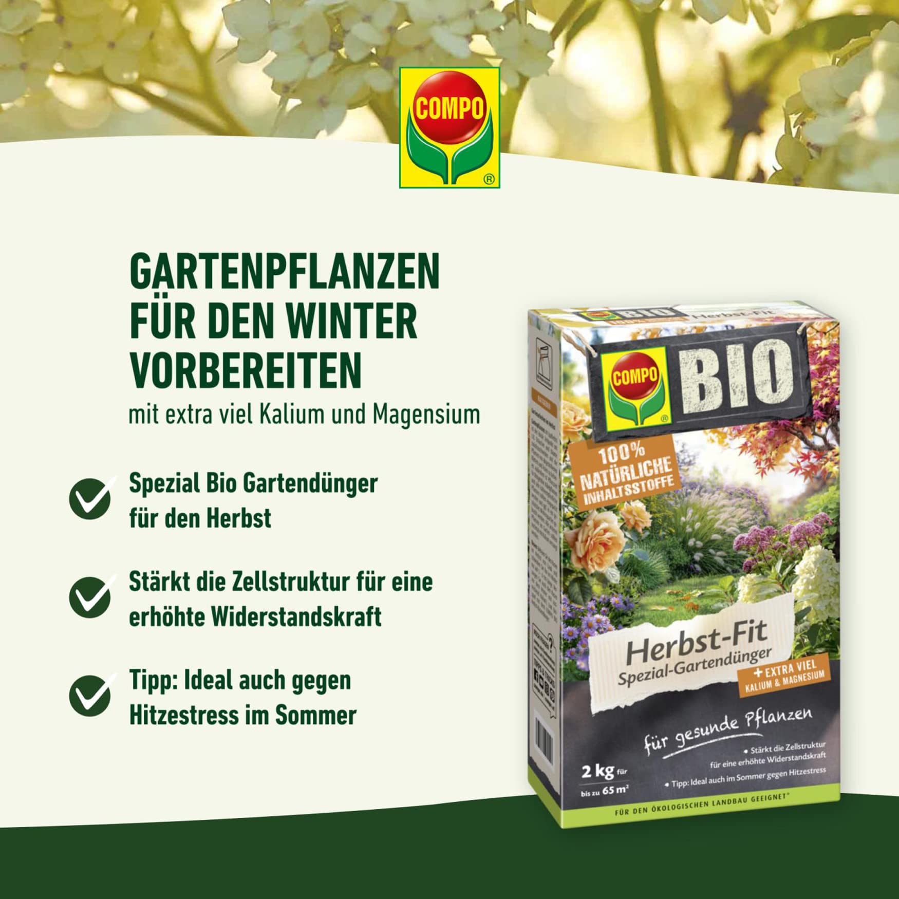 COMPO BIO Herbst-Fit Spezial-Gartendnger