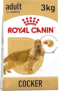 Royal Canin Cocker Adult | 3 kg | Alleinfuttermittel für ausgewachsene Cocker Spaniels | Zur Unterstützung des allgemeinen Wohlbefindens | Mit Borretschöl und Omega-3 product image