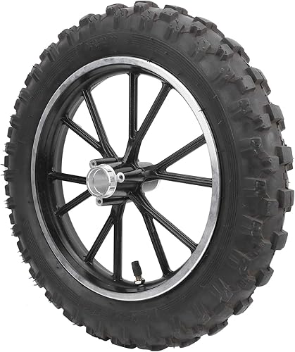 Miniatura 7 de Acouto Neumático de rueda trasera de motocross de 2.5-10 pulgadas 6010010 para PIT PRO Trail Dirt Bike Thumpstar RIM 0.5in AXLE, neumático de rueda