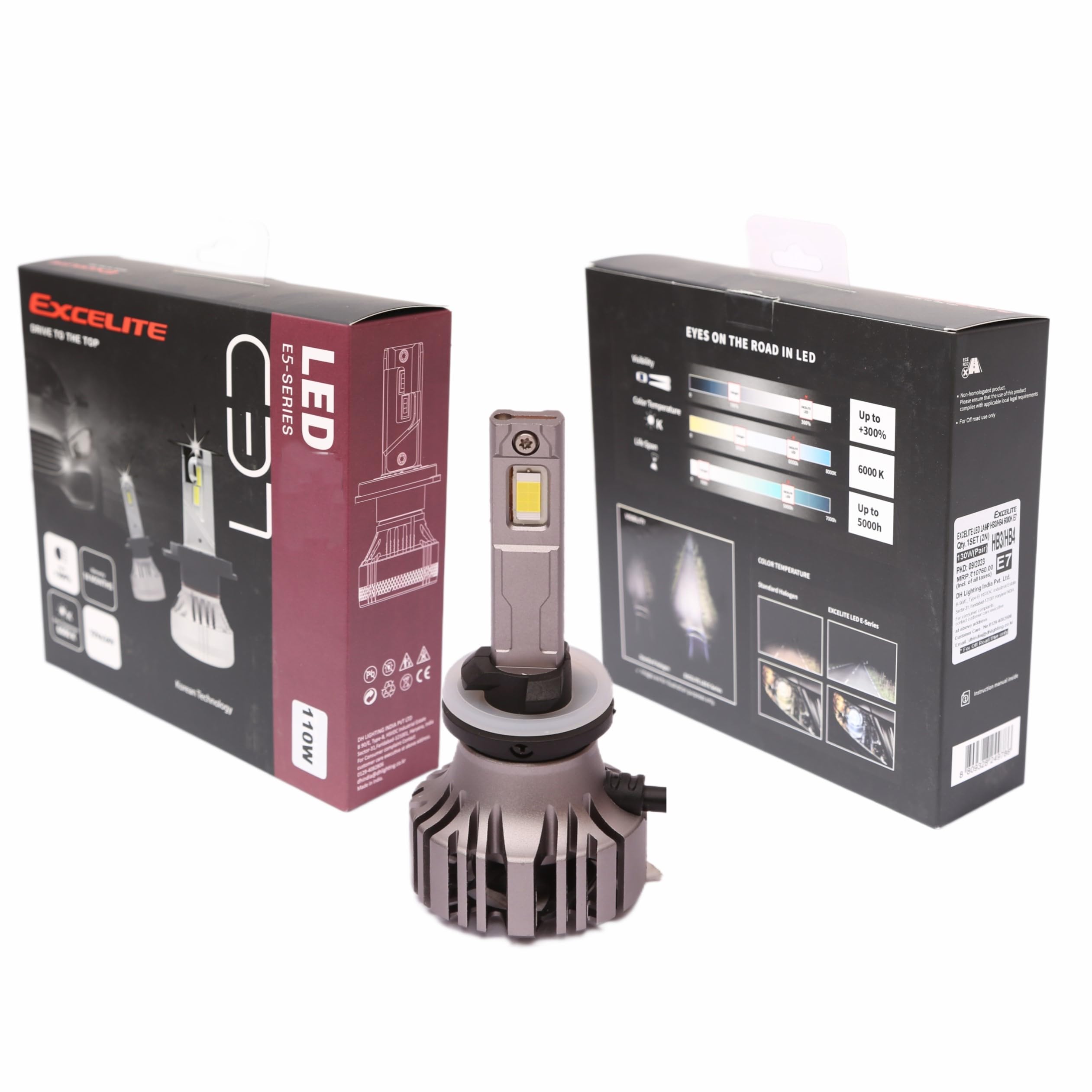 EXCELITE LED LAMP H27 6000K (E5) : Amazon.in: Car & Motorbike