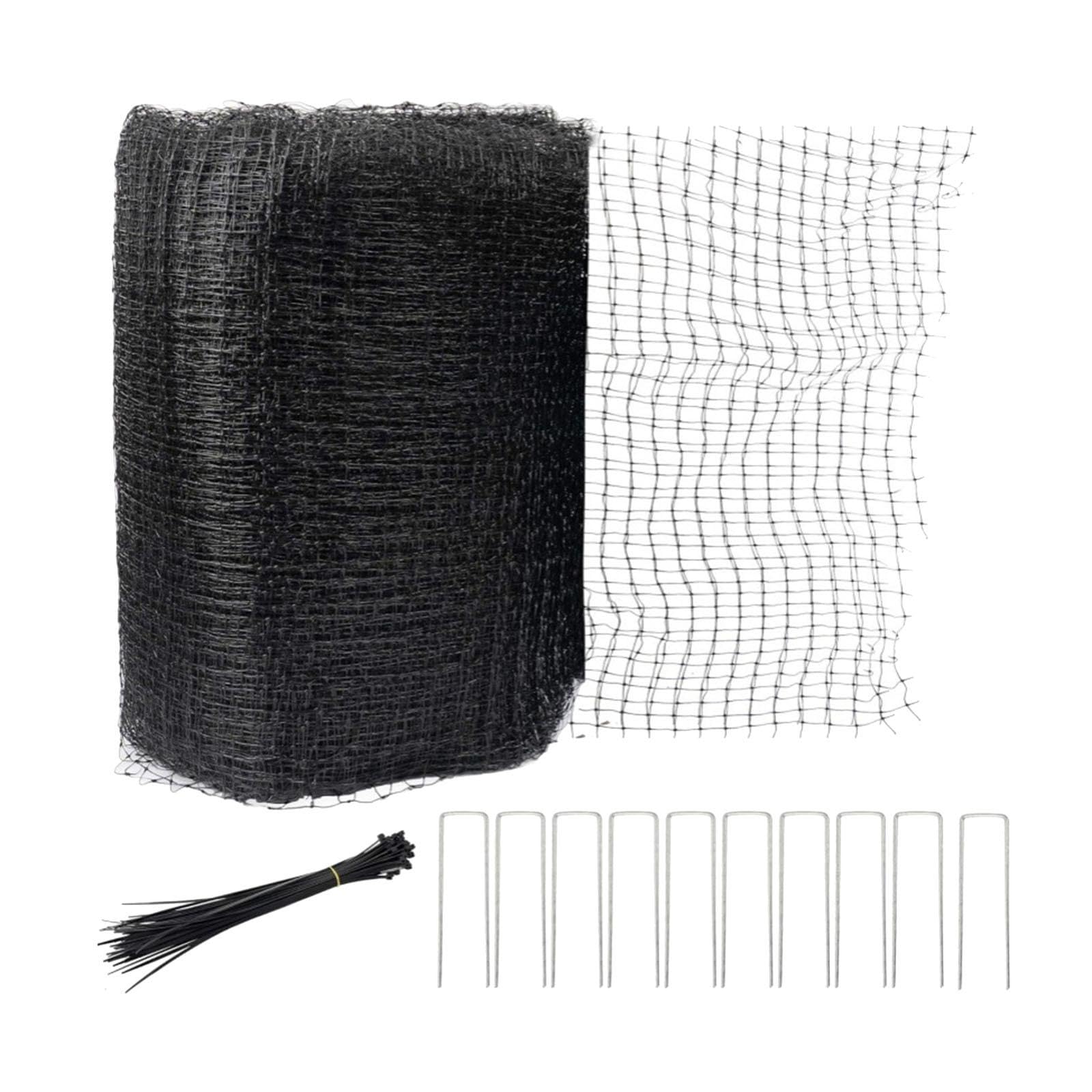 Deer Fence Netting Includes 10 Stakes Garden Fence for Tree Fruit Trees Farm 100FT|Home & Garden| Yard, Garden & Outdoor Living| Gardening Supplies| Weed & Pest Control| Protective Nettin-image-36
