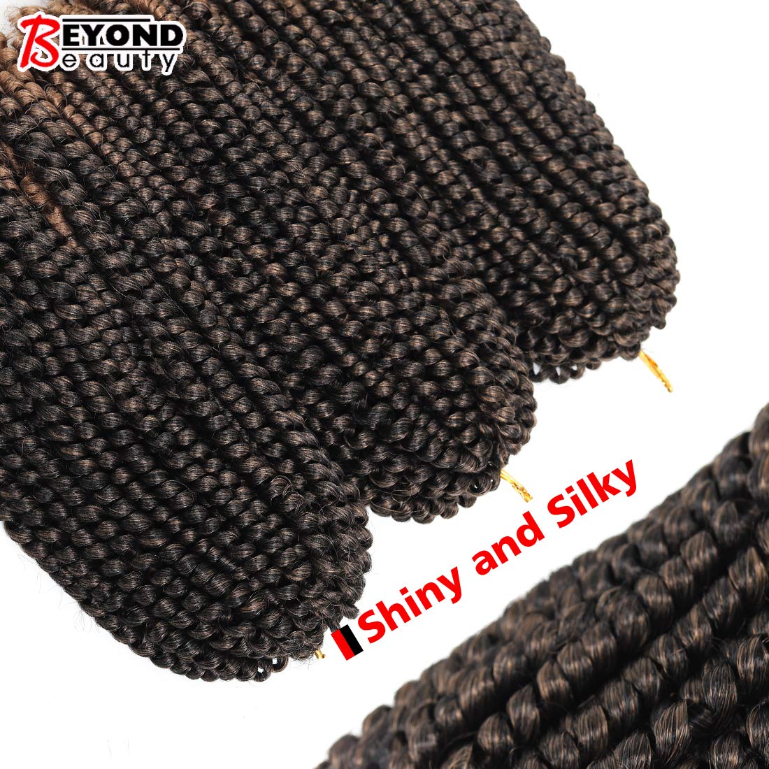 12 inch Spring Twist Crochet Braids Hair for Butterfly Locs Bomb Twist