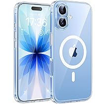 TOCOL Cover Magnetica per iPhone 17 6,3 Pollic, Compatibile con MagSafe, Protezione Fotocamera Integrata, Senza Ingiallimento, Trasparente