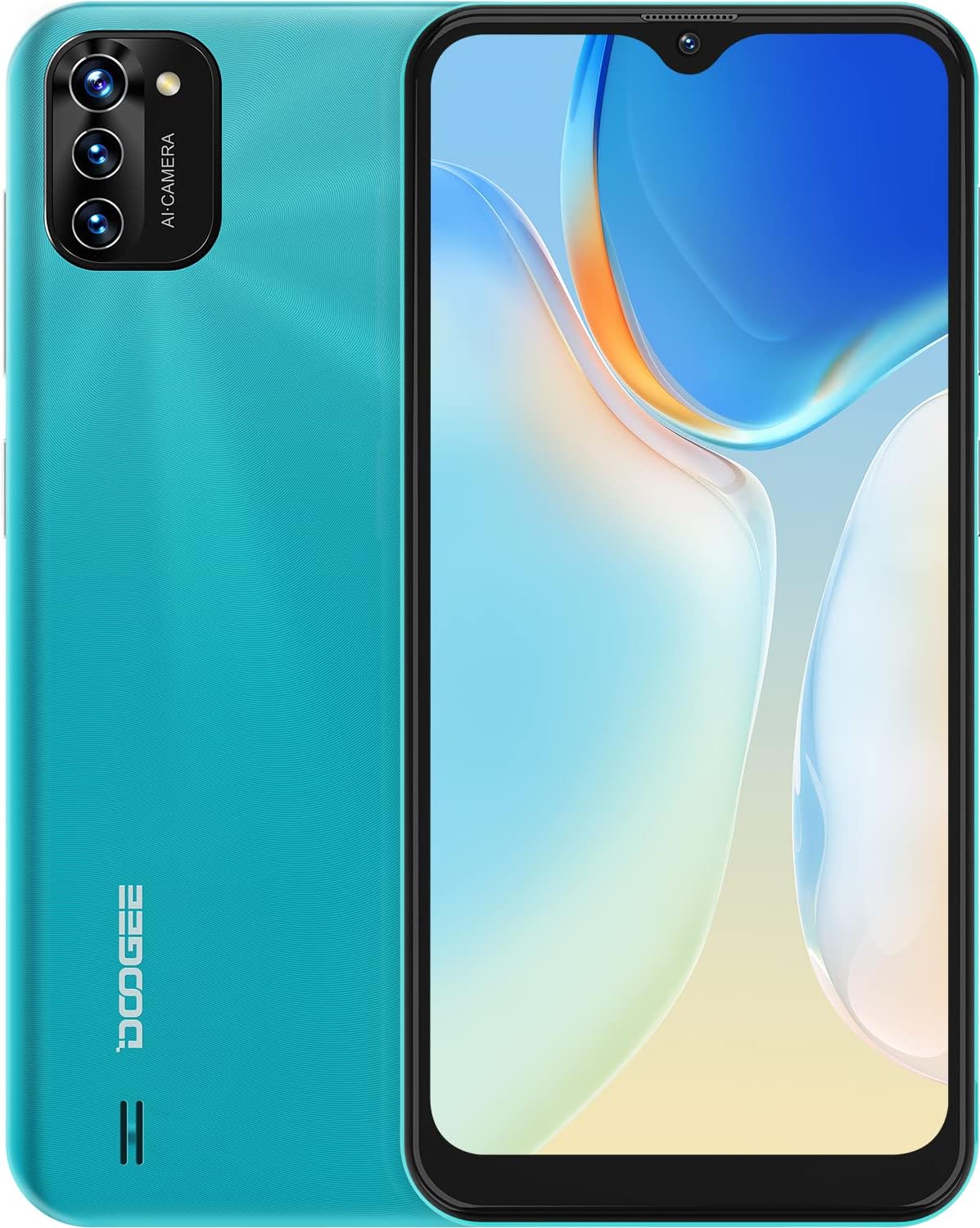 Moviles Baratos y Buenos, DOOGEE X93 [2021] Teléfono Móvil 4350mAh Batería Pantalla 6,1 Pulgadas 2GB RAM 16GB ROM (256 GB TF ) Smartphone Android 10 Go Dual SIM, Triple Cámara 8MP, GPS, WiFi - Verde