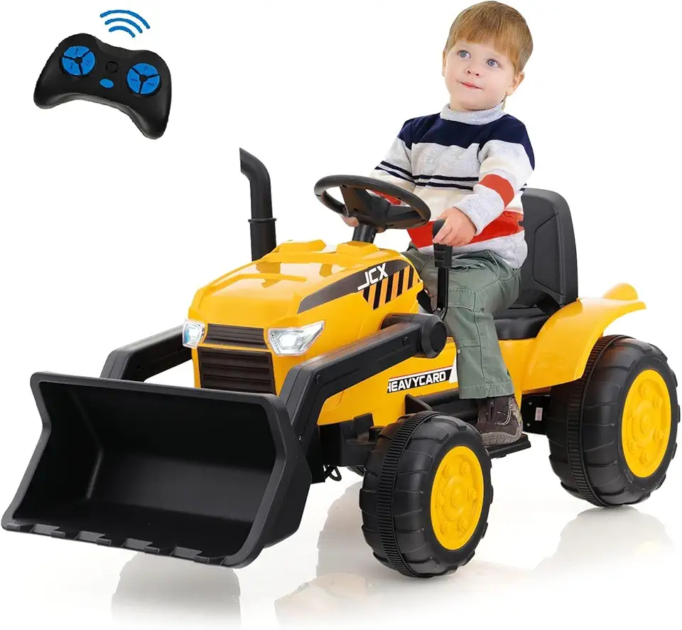 OLAKIDS Kids Ride on Car, 12V Electric Excavator...