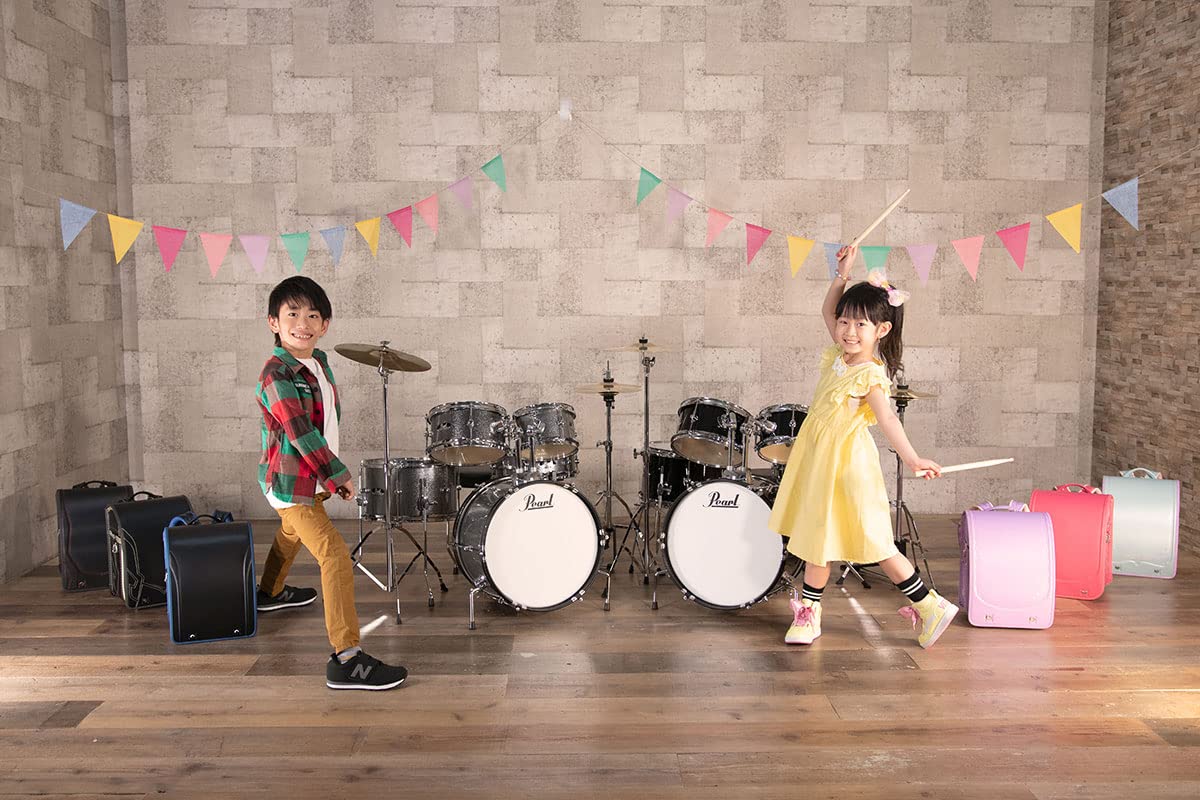 Pearl - RSJ465C/C31 Vera batteria acustica per principianti per bambini - Jet Black