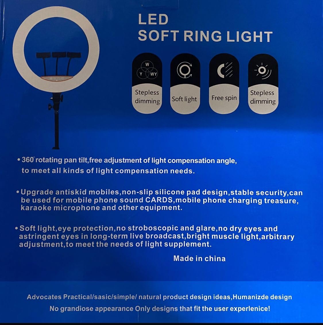 Pierścień świetlny 45 cm profesjonalny z statywem i pilotem Ring Light 18"