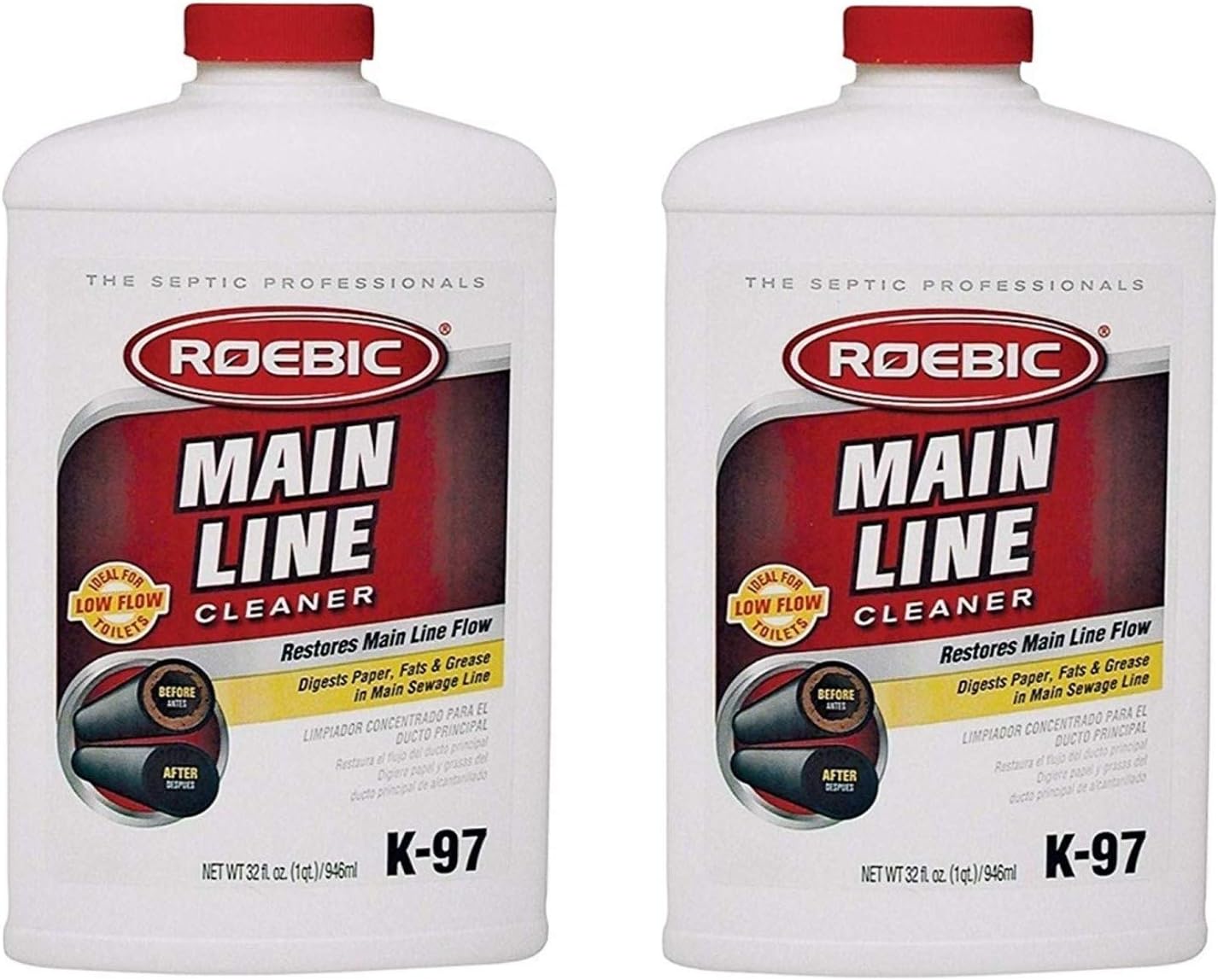 Roebic LaboratoriesInc. K-97 Main Line Cleaner, 32-Ounce (2-pack)