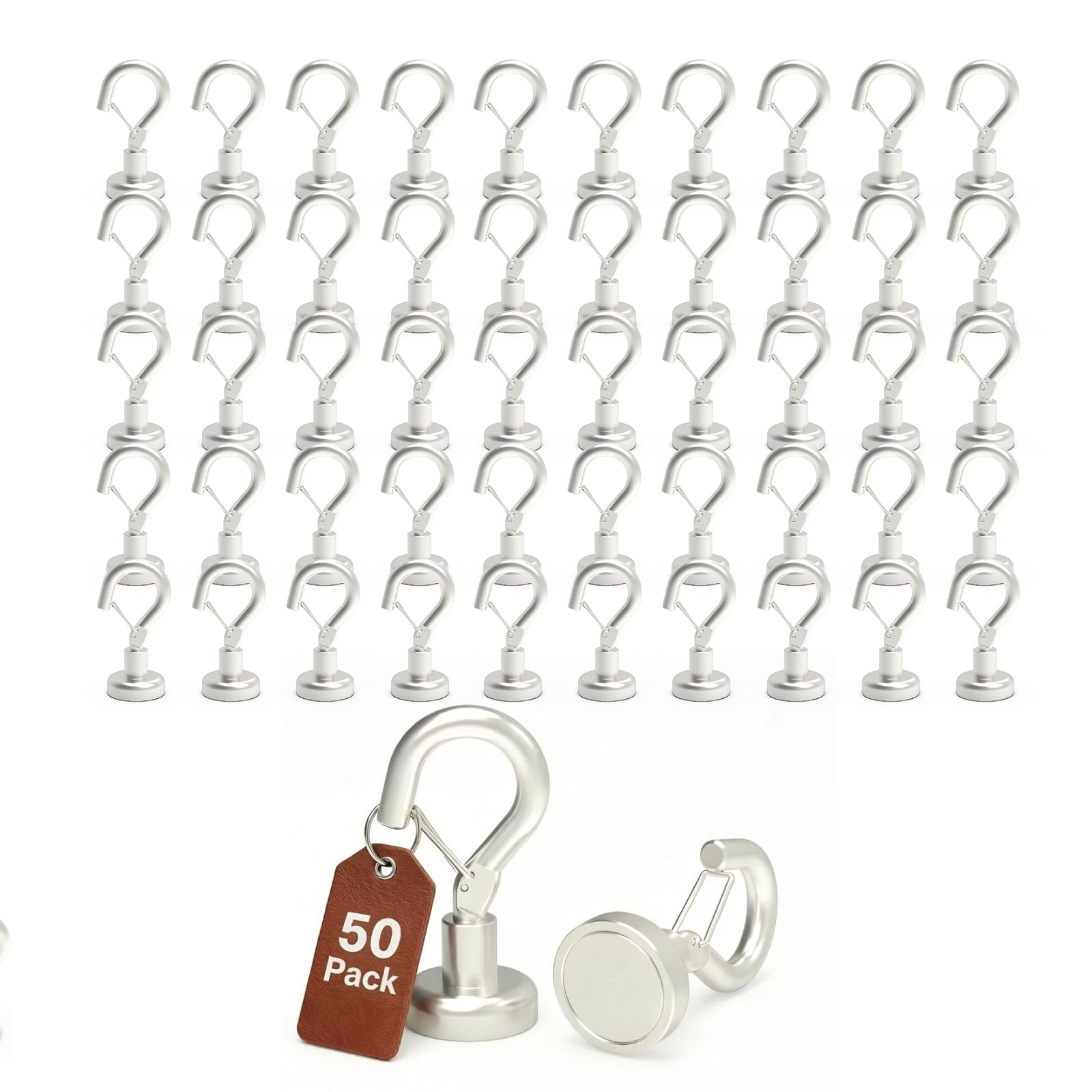 Ant Mag Magnetic Hooks Heavy Duty 22LBS Strong Magnet Snap Hooks 8 Pack — Amazon image 8