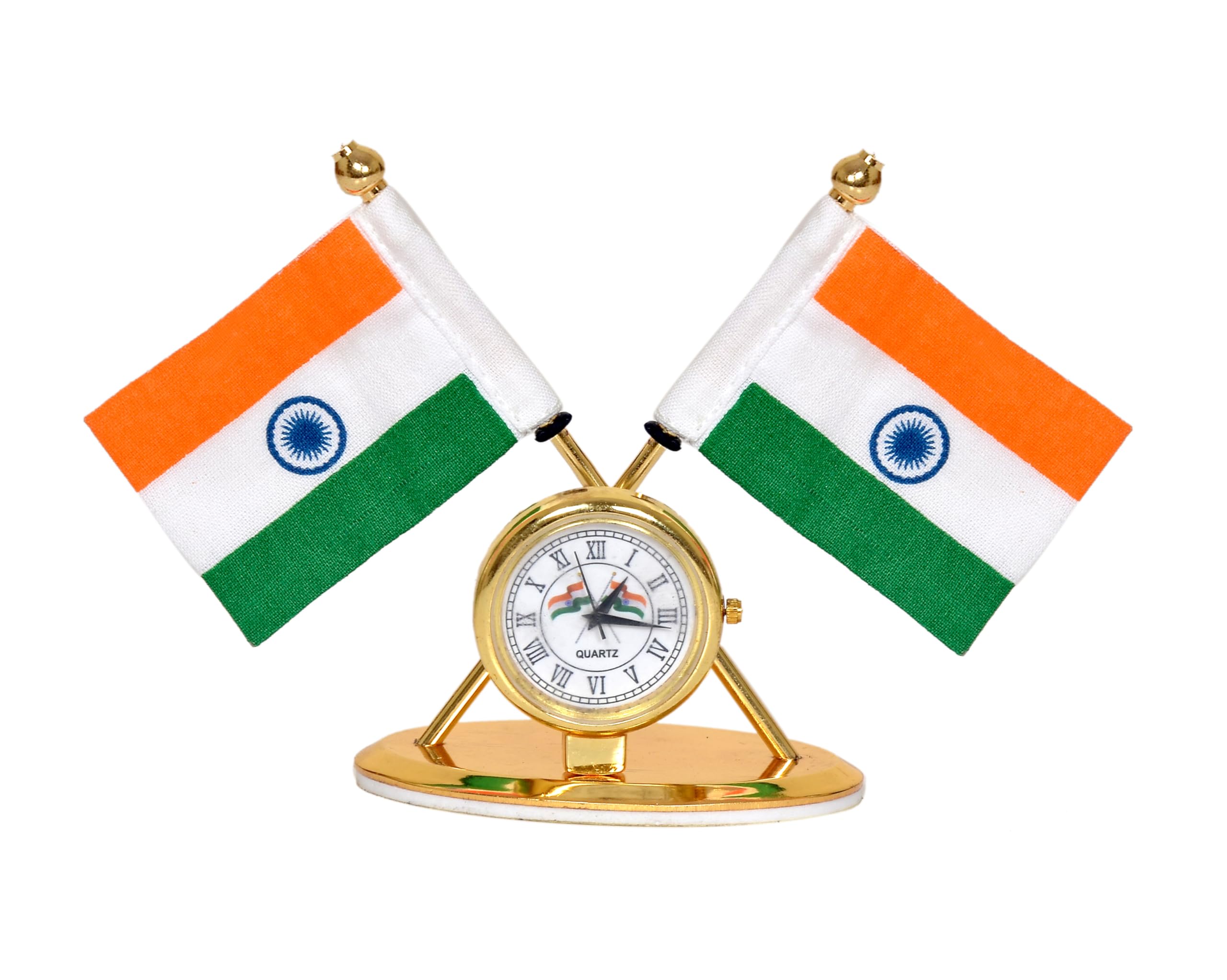 Dattatreya Indian Flag With Wacth for Car Dashboard, Flag for Office Table, Flag for Study Table (Car Dashboard Flag) Height: 3.5 inch (B0CZS5LFJ7) Amazon Price History, Amazon Price Tracker