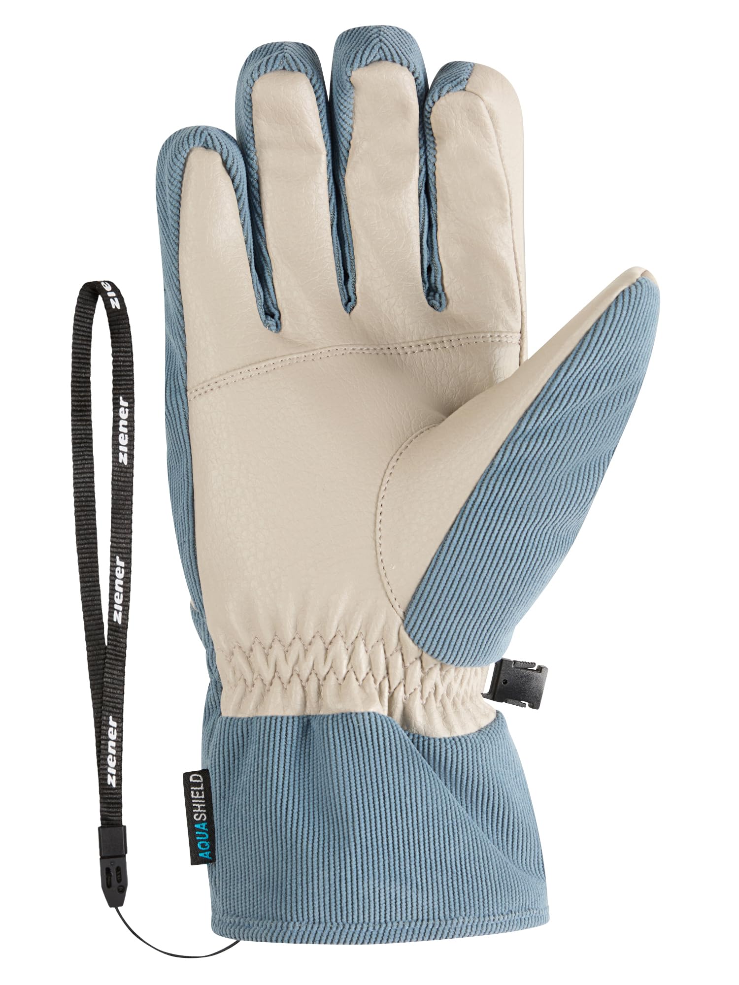 Ziener Getter-z Gants de Ski pour Sports d'hiver imperméables en Laine ThermoShield Homme