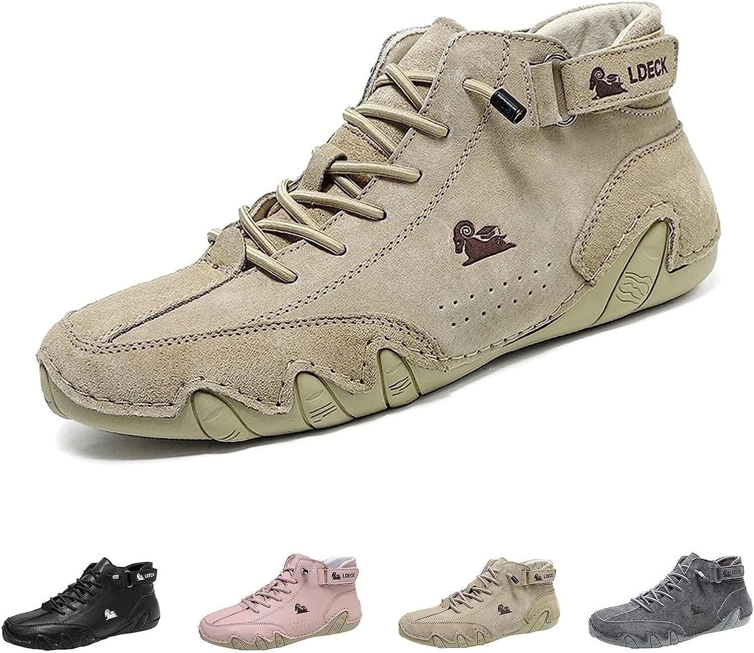 Hiking Boots Non-Slip Breathable Explorer Waterproof Lightweight Unisex Outdoor Shoes For Hiking Camping All Season High Top Chukka Boots