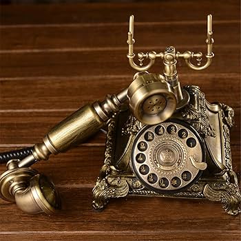 Amazon.co.jp: 家庭用固定電話 ヨーロッパアンティーク電話