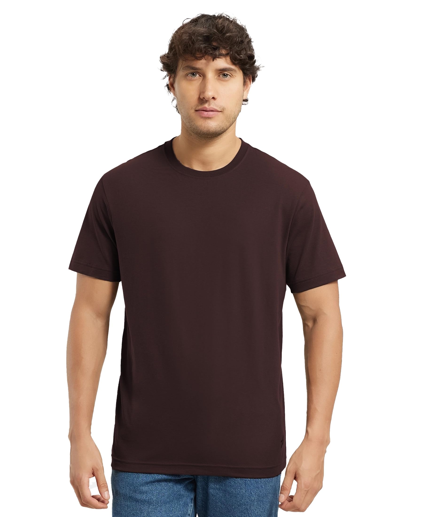 Jockey 2714 Men Super Combed Cotton Rich Round Neck Half Sleeve T-Shirt-image-45