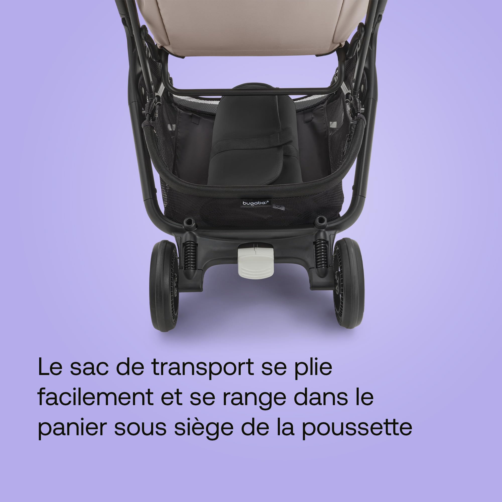 Bugaboo Sac de Transport pour Poussette Butterfly, Compatible IATA, Convient aux Compartiments supérieurs d'avion, Durable, Facile à Transporter, avec rangements pour Accessoires et Fond rembourré
