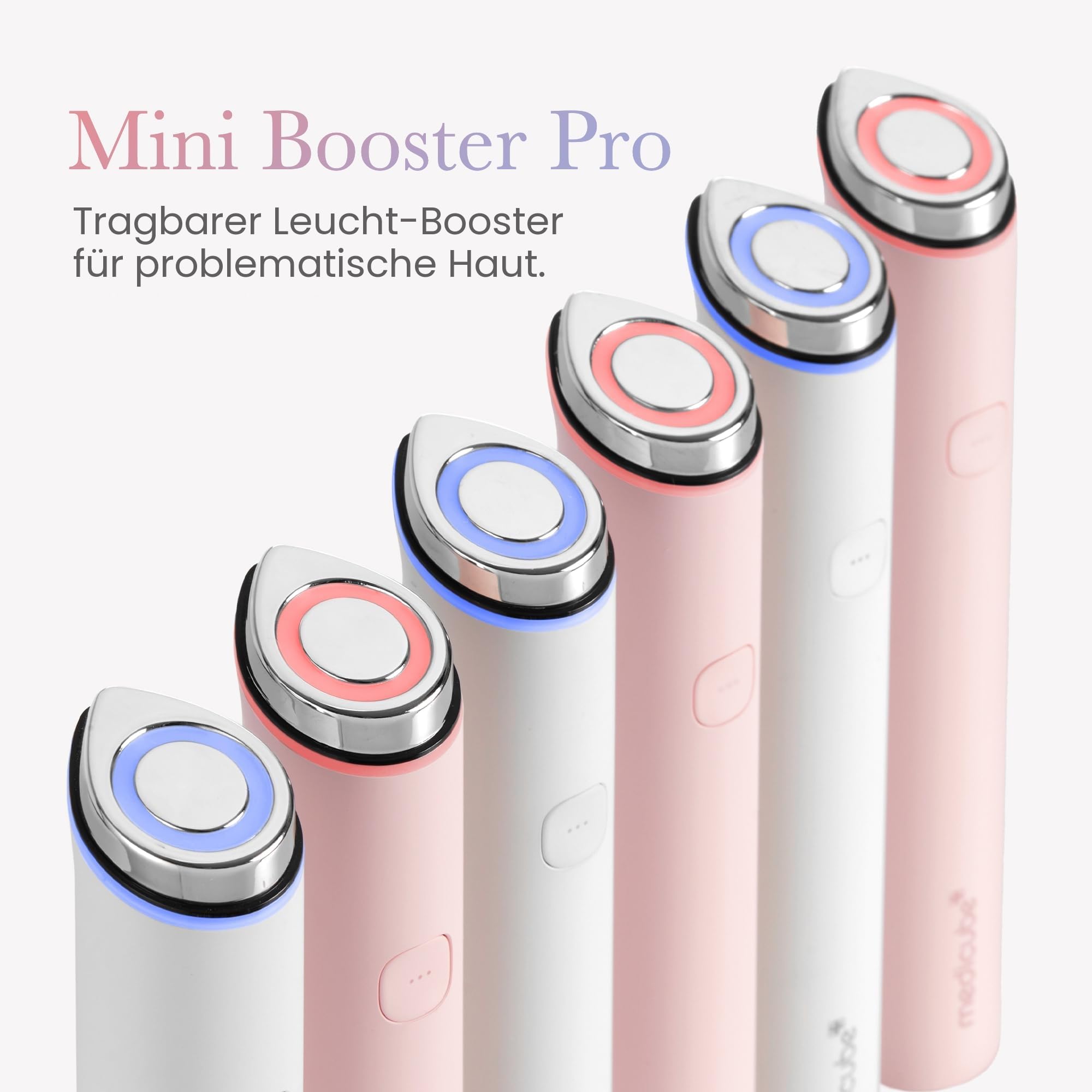 medicube Mini Booster Pro Pink | Günstiges Gesichtspflegewerkzeug für Anfänger – Tragbarer Glow Booster für Glashaut, fördert die Absorption der Hautpflege, Hautpflege für Teenager, koreanische