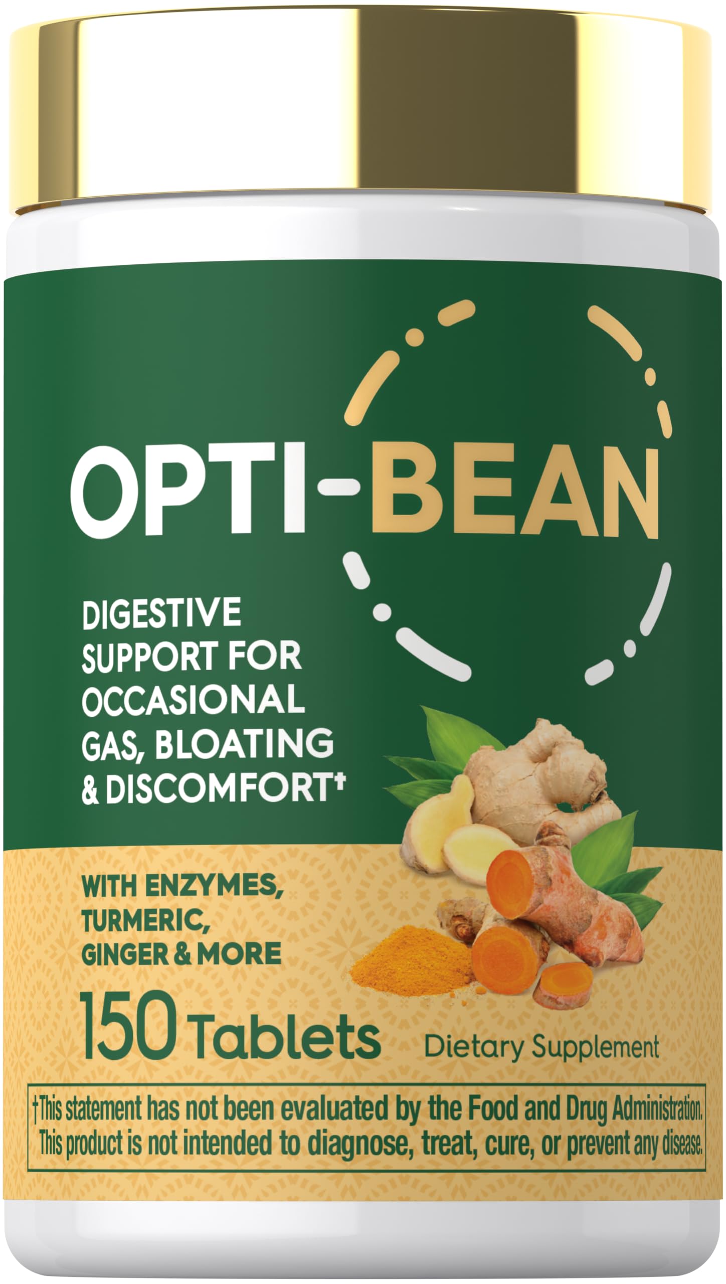 Carlyle Opti-Bean | 150 Tablets | Digestive Support
