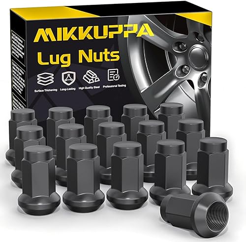 Vista 12 de MIKKUPPA 20 tuercas de llanta 1/2-20 – Reemplazo para Ford Explorer 1991-2018, Ranger 1990-2012, rueda Mustang 1964-2014 del mercado de accesorios