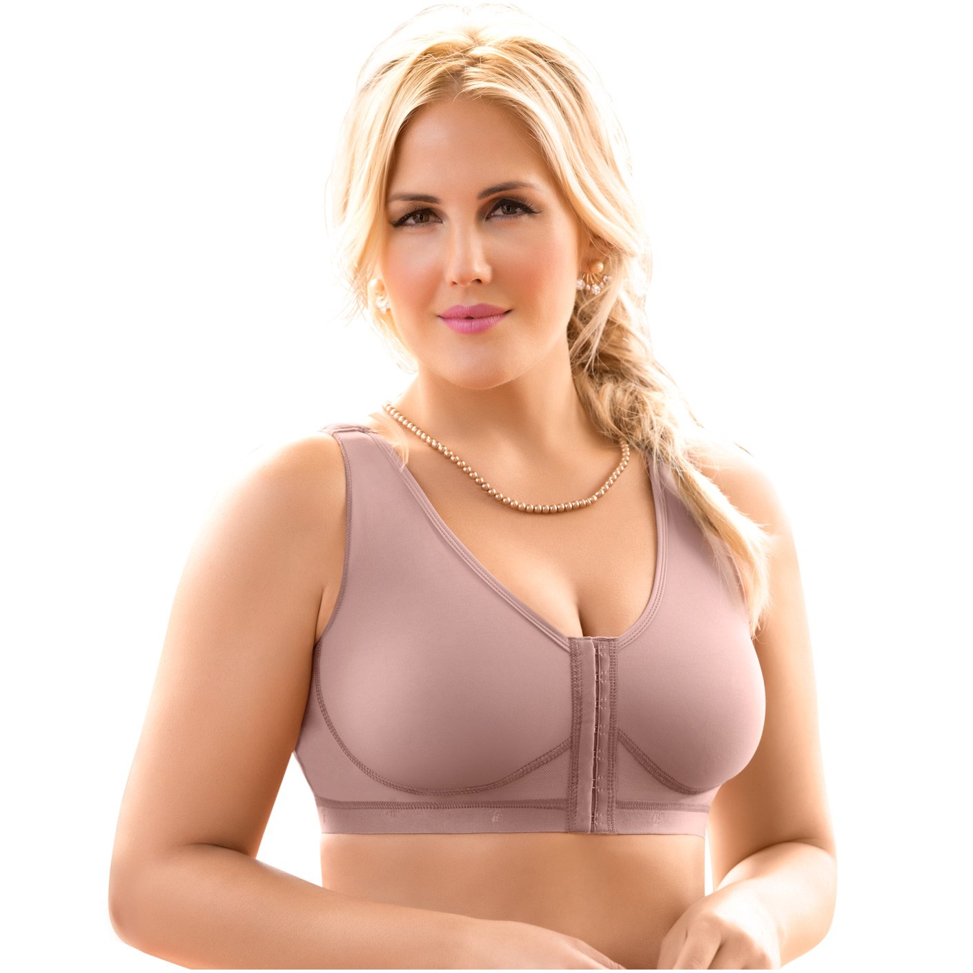 FAJAS DISENOS D'PRADA11065 Women's Post Surgery Bra Front Closure