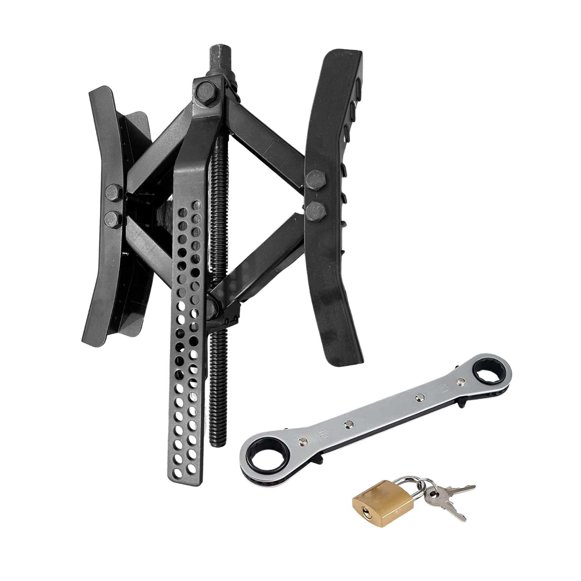 Buy Sintron RV Wheel Chock Stabilizer 2 Packs, Lockable Wheel