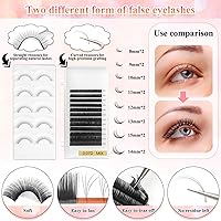 Vista 4 de EyeLash Extension Kit for Beginners, Professional Lash EyeLash Extension Practice Kit with Everything, Mannequin Head, Eye Lashes Glue, Lash Kit for