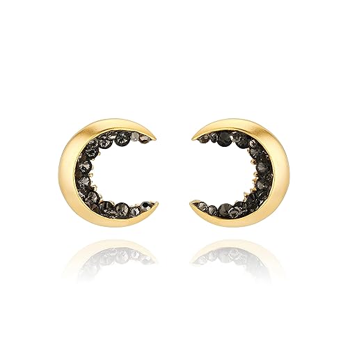 crescent moon shaped earrings