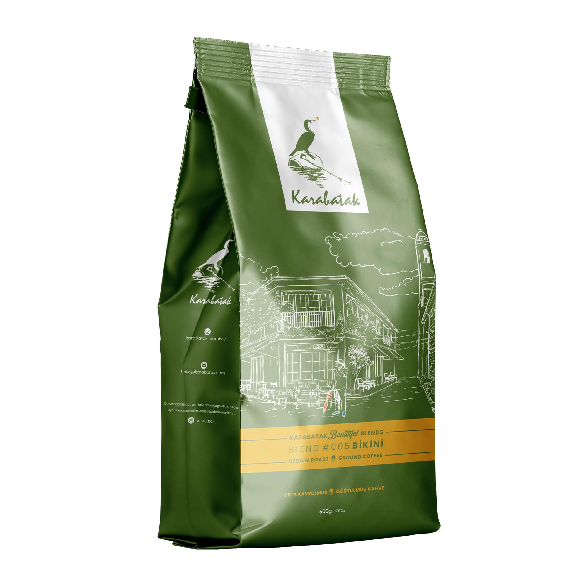 Karabatak Beautiful Blends Bikini Öğütülmüş, Filtre Kahve 500 g