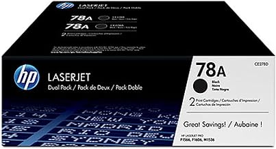 HP CE278AD Print Cartridge for LaserJet Printer - Black (Pack of 2)