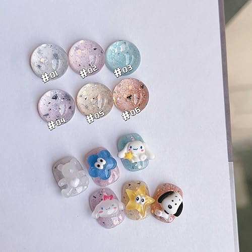 Miniatura 5 de PINNI - Kit de esmalte de uñas de gel con cáscara de huevo, esmalte de uñas de gel moteado, esmalte de uñas de gel reflectante con purpurina