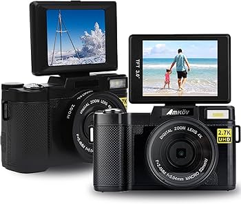 Amazon | 3インチLCDスクリーンデジタルカメラ180度回転2.7K48MPカメラ Amazon | 3インチLCDスクリーンデジタルカメラ180度回転2.7K48MPカメラ