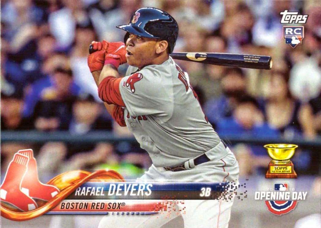 スポーツ選手 Topps Clearly authentic Rafael Devers Amazon.com: 2018 Topps Opening Day Baseball #2 Rafael Devers