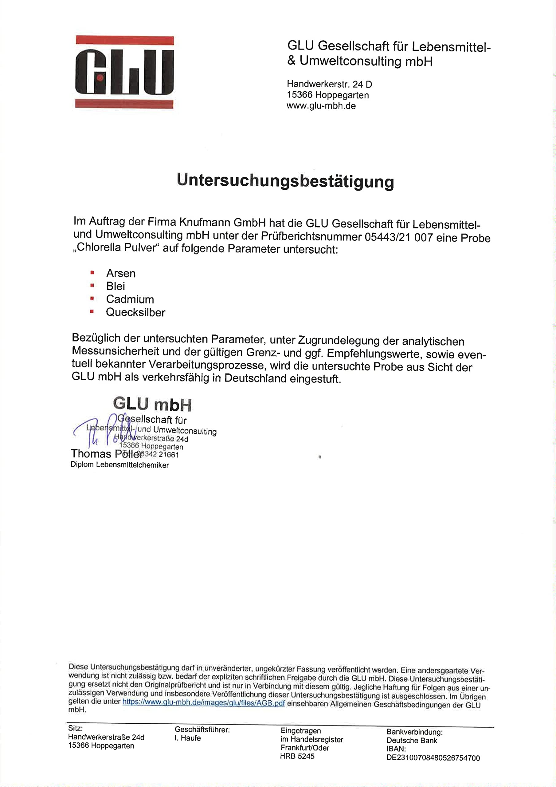 Chlorella Pulver 120g aus Deutschland - Regional, Rein & Kontrolliert (Roh Vegan) Algen reich an Vitamin B12 Eisen Spermidin Chlorophyll - Grüne Mikroalge Chlorella Vulgaris