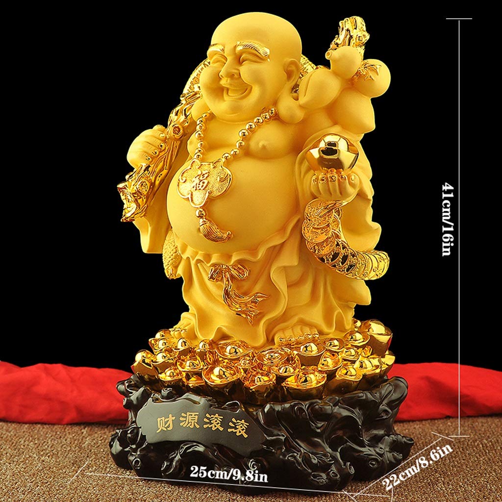 For escritorio, oficina, hogar, familia, colección de adornos abstractos, regalos, figuras, estatuas de regalo artísticas for decoración del hogar, estatuas de Buda, decoración del hogar, atraer rique
