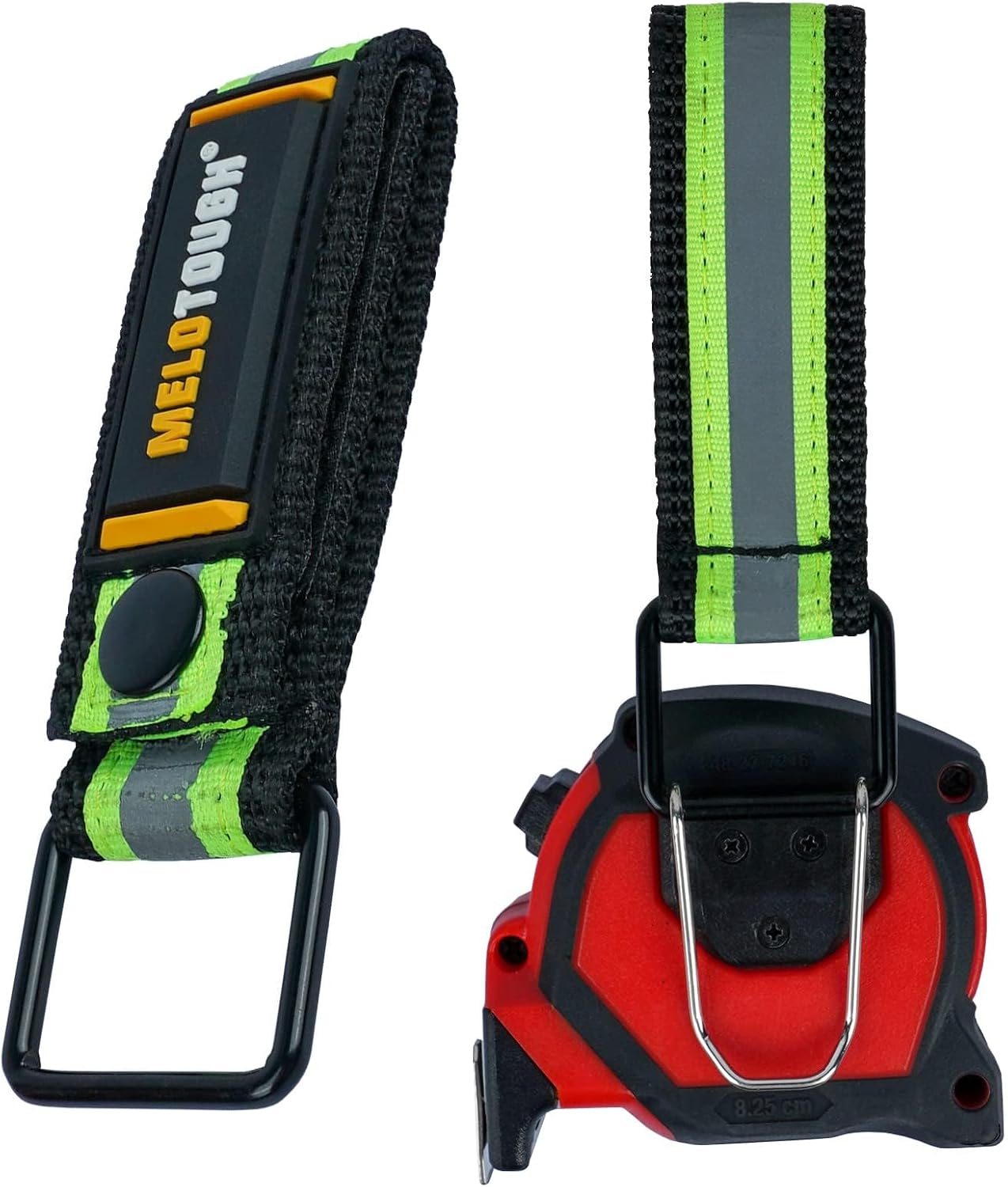 MELOTOUGH Measuring Tape Holder Tape Measure Holder Drill Impact Tool Holster for Tape Measure, Drills, Clipped Tool