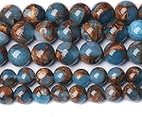 Vista 63 de 60 piezas de cuentas de piedra natural de 6 mm de esmeralda verde Cuentas sueltas redondas de piedra de curación de energía AAA para hacer joyas