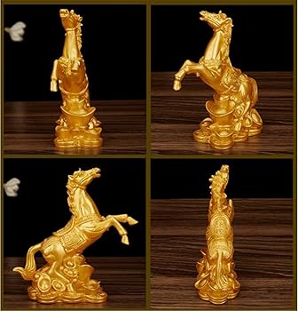 馬のオブジェ 置物 ゴールド 風水 金運 縁起物 馬のオブジェ 置物 ゴールド 風水 金運 縁起物 : インテリア北欧