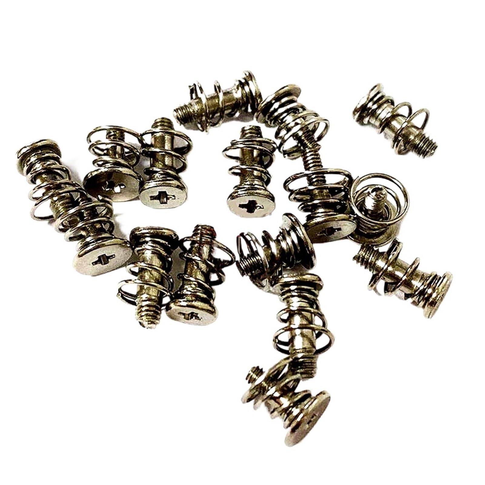 BARRINS Spring Graphics Card Screws M2 M2.5 7mm 9mm 12mm 10pcs GPU Graphics Card Back Plate Heatsink Screws Spring Screws Spare Parts(M2 x 9mm)