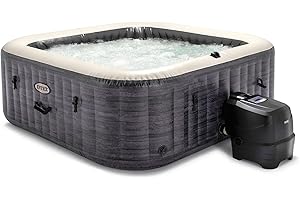 INTEX Greystone PureSpa: 6-Person Deluxe Hot Tub with Jet Massage System