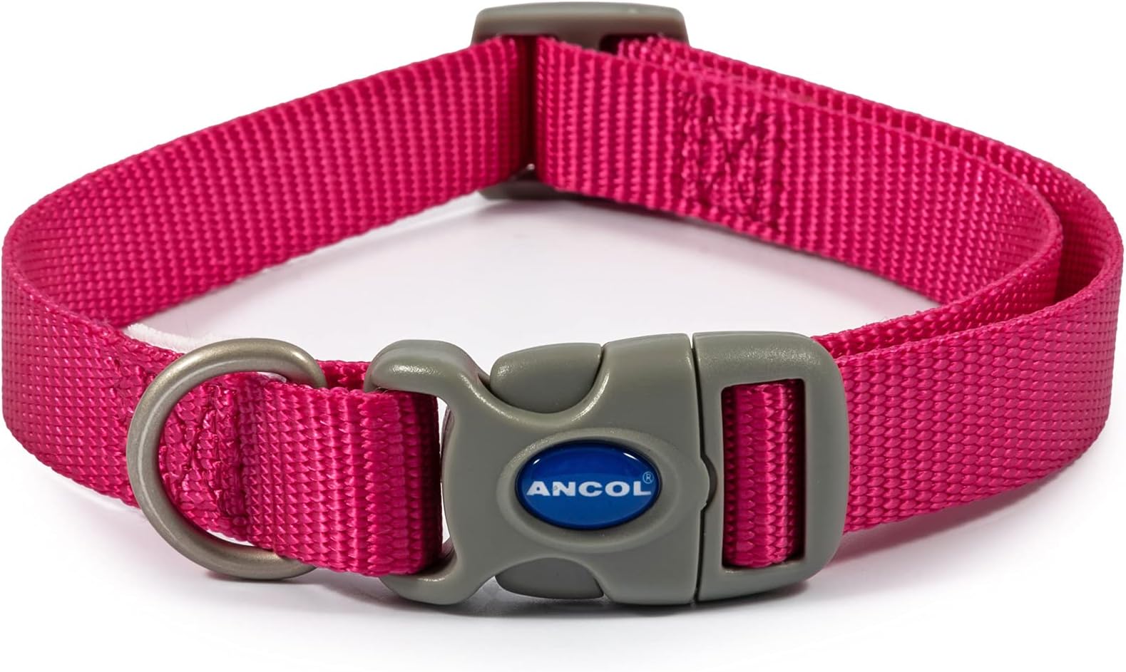 AncolViva Adjustable Collar Pink, Size 2-5/Medium, Fits neck 30-50cm, Quick Fit, Lightweight, Weather Proof