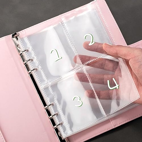 Miniatura 7 de Carpeta de desafío de 100 sobres carpeta de presupuesto A5 para ahorrar dinero con sobres de efectivo, carpeta de ahorro de dinero, libro de