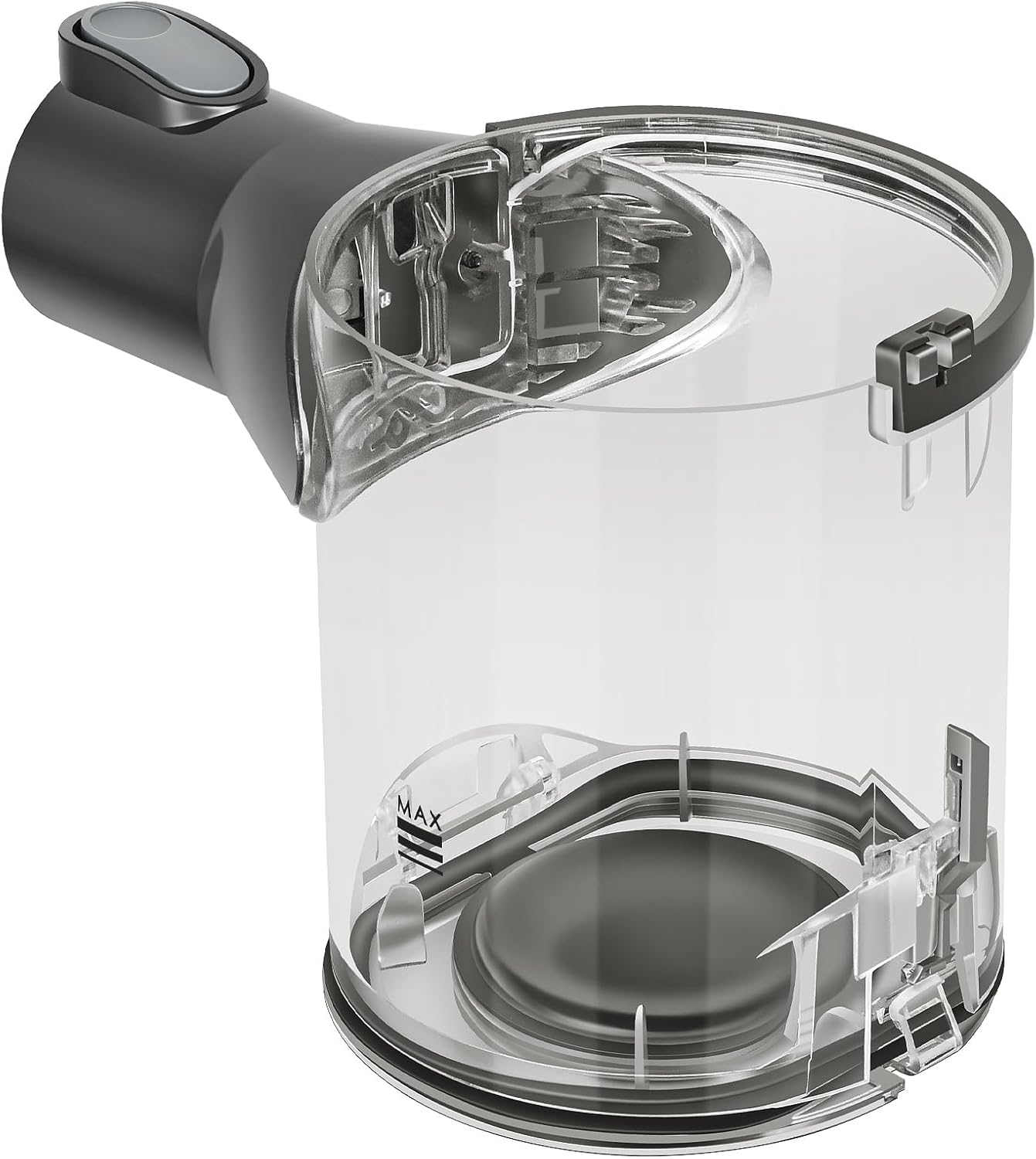 v6 replacement dust bin for dyson v6 parts canister vacuum attachments dust bucket container trash can dirt cup for dyson v6, dustbin part no.965660-01, interface a/b