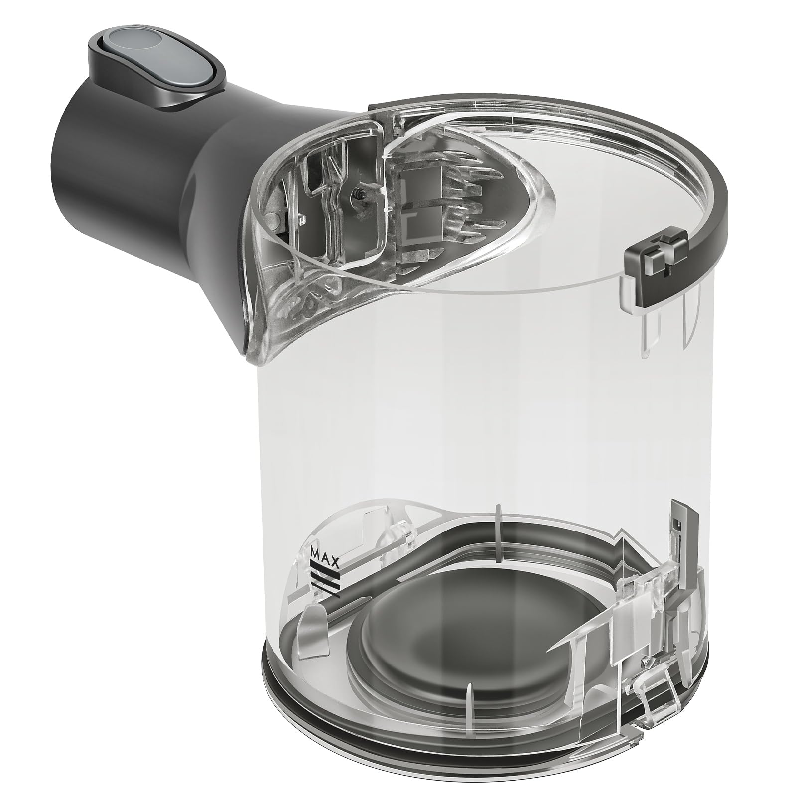 V6 Replacement Dust Bin for Dyson V6 Parts Canister Vacuum Attachments Dust Bucket Container Trash Can Dirt Cup for Dyson V6, Dustbin Part No.965660-01, Interface A/B