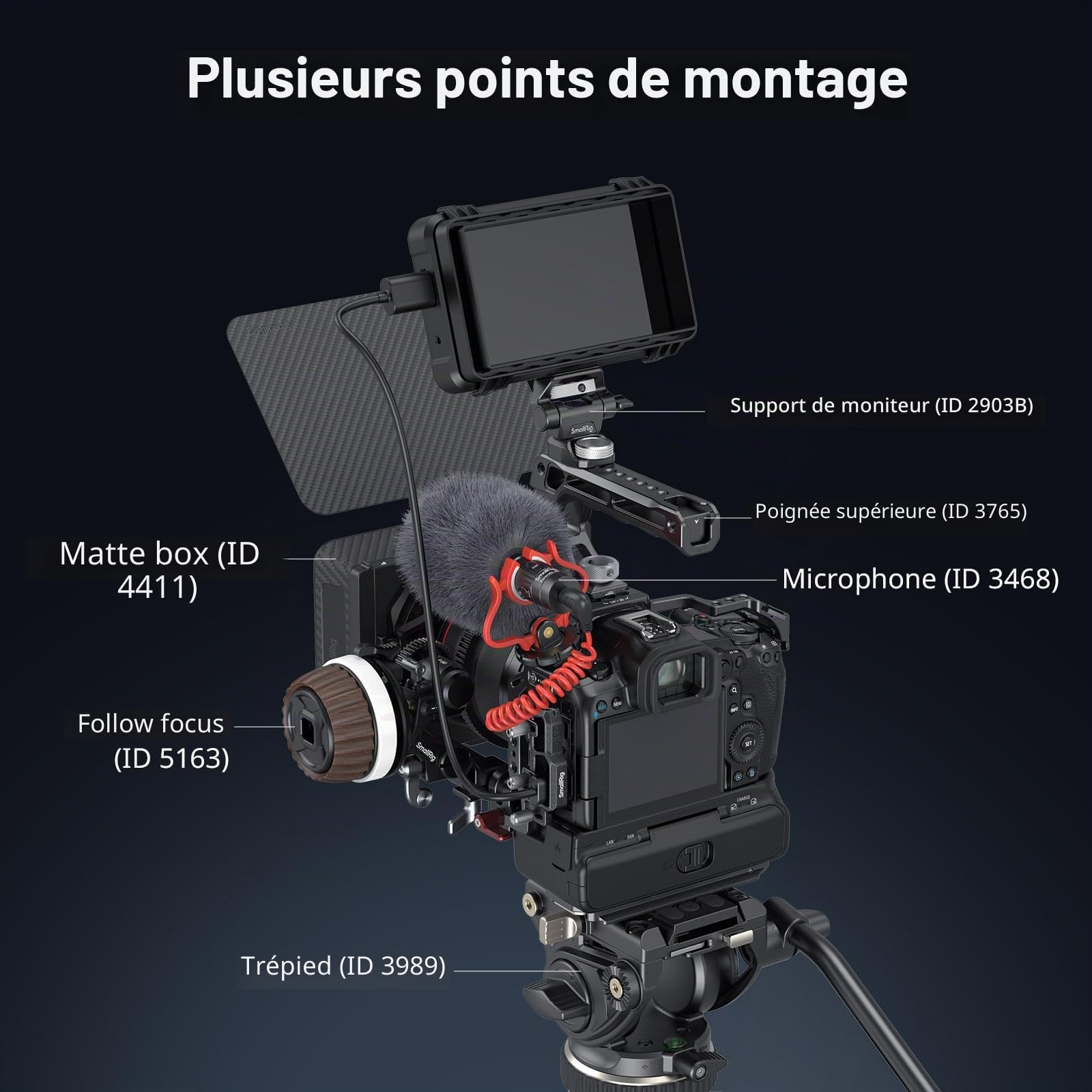 SMALLRIG Cage pour Canon R5 Mark II - 5092