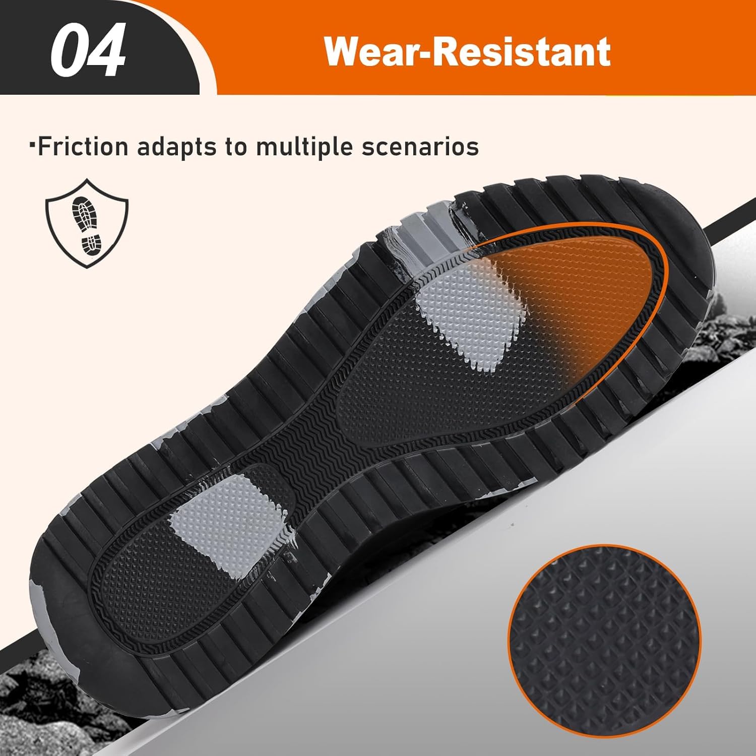 Steel Toe Shoes for Men Work Safety Industrial Protective Men’s Work Shoes for Construction Comfortable Lightweight Warehouse Factory - Image 6