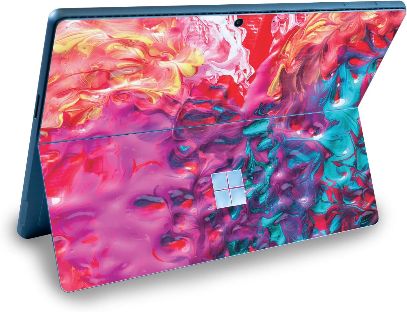 MightySkins Skin Compatible with Microsoft Surface Pro 9 (2022) - Paint Party | Protective, Durable, and Unique Vinyl Decal wrap Cover | Easy to Apply & Change Styles | Made in The USA