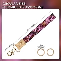 Vista 107 de Ecovision - Llavero con correa para llaves, llaveros de pulsera con 2 argollas para llaves para mujer