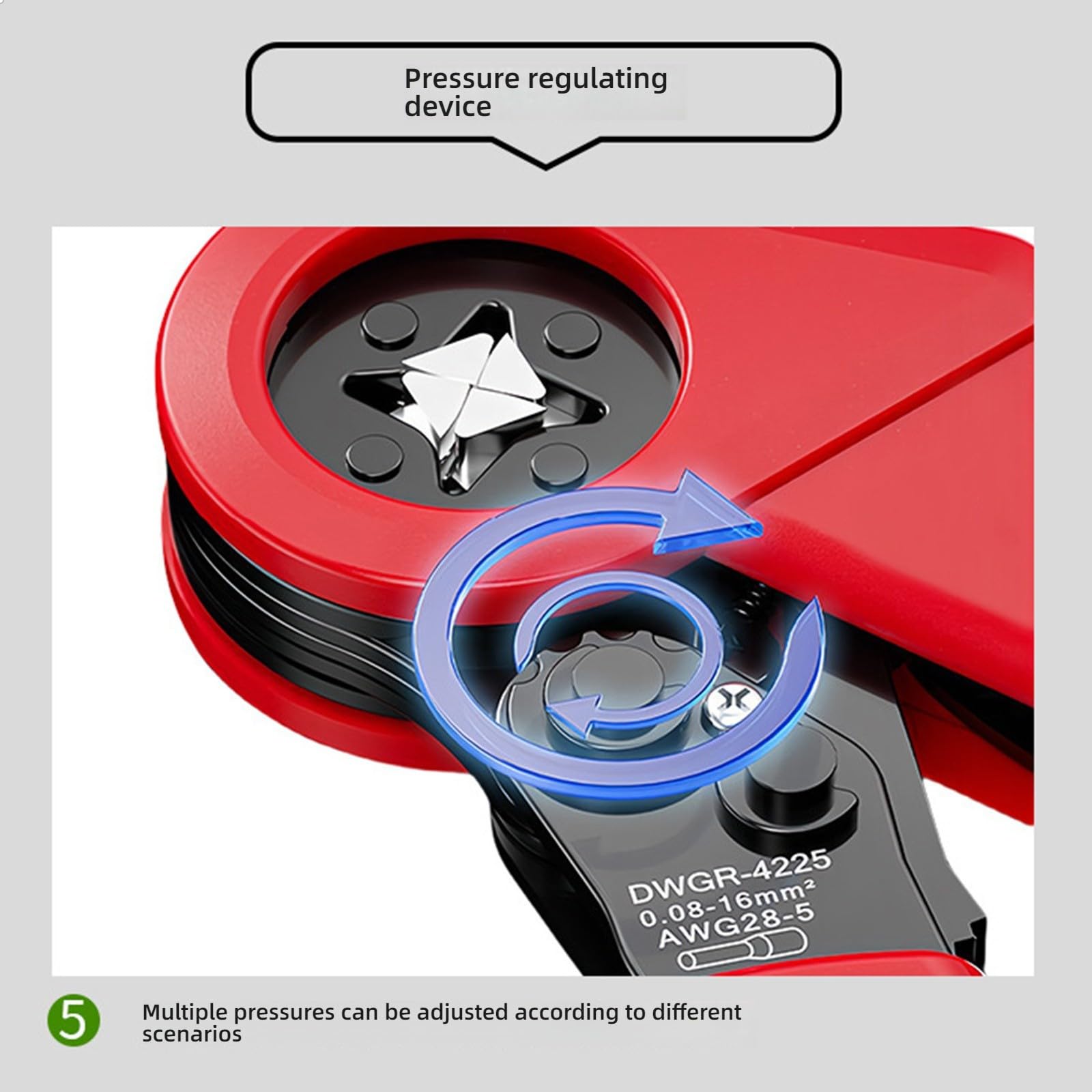 Pinza crimpatrice per cavi regolabile automatica spelafili multifunzione pinza crimpatrice utensile manuale crimpatrice